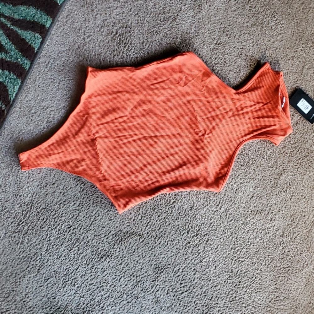 Eden Snatched Bodysuit-Orange